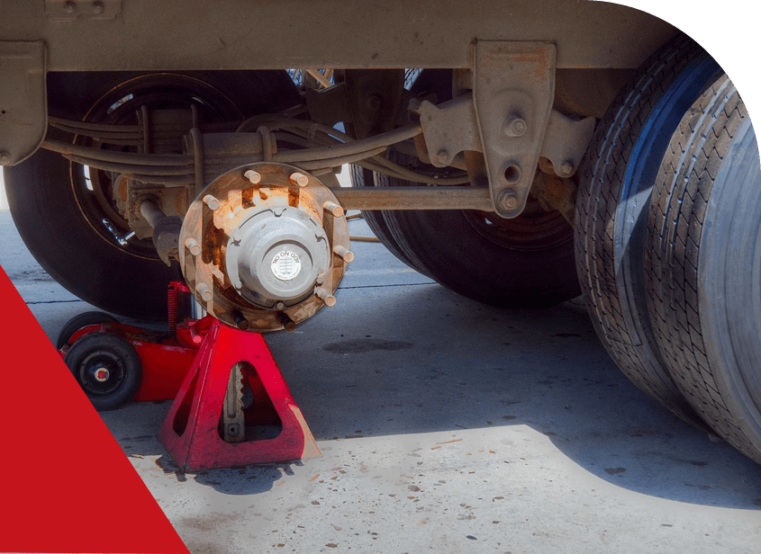 Wheel replacement at the service center